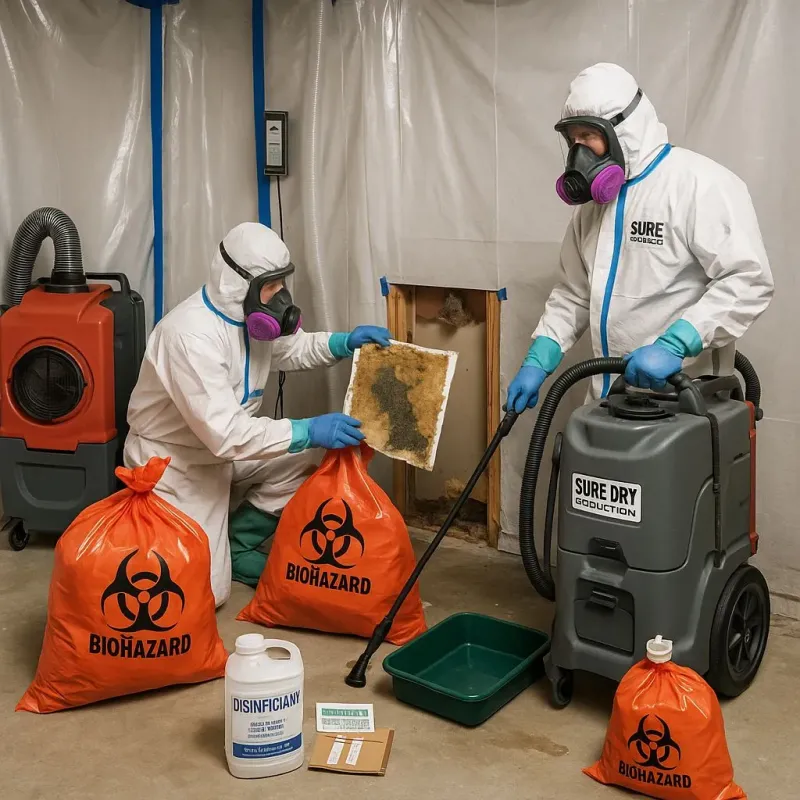 Contaminated Water Handling Protocols process in Bridge City, TX